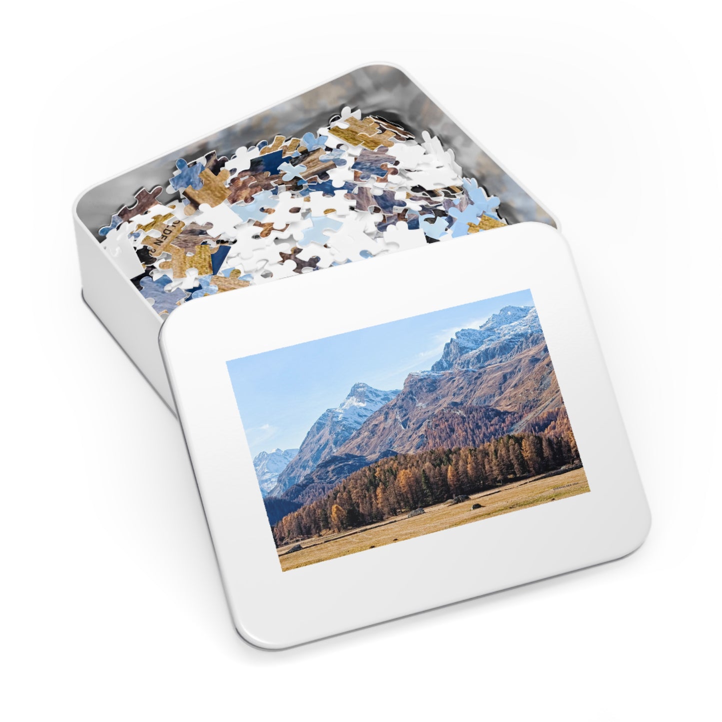 Autumn in Swiss Alps Jigsaw Puzzle, 1000 Piece