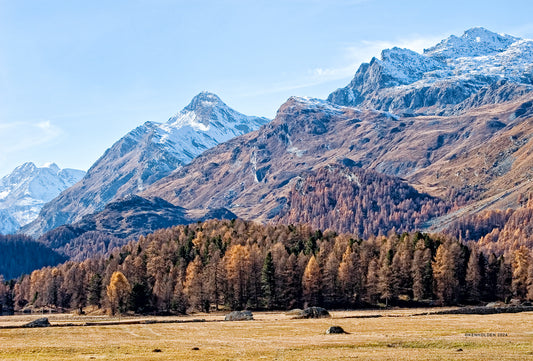 Autumn in Swiss Alps Jigsaw Puzzle, 1000 Piece