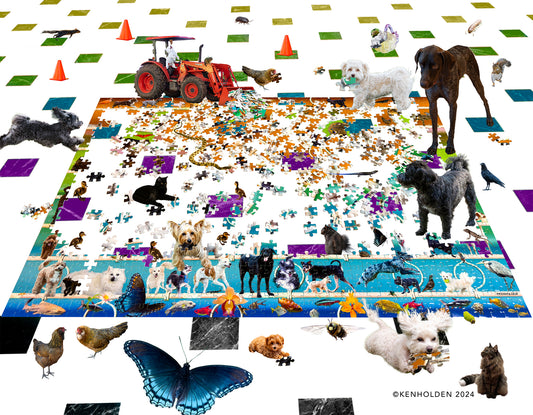 Dogs Assemble Puzzle, 252 Piece