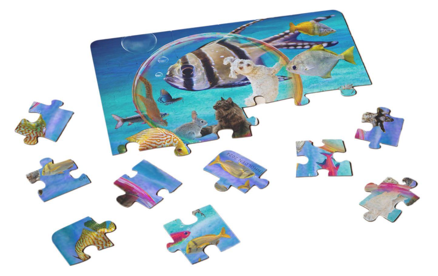 Whimsical Aquarium! Kids' Jigsaw Puzzle, 30 Piece